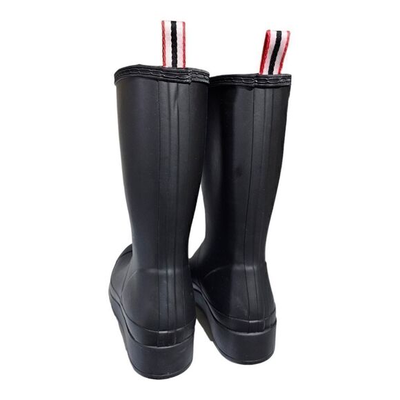 HUNTER Matte Black Boots - Size 11 - Picture 4 of 10